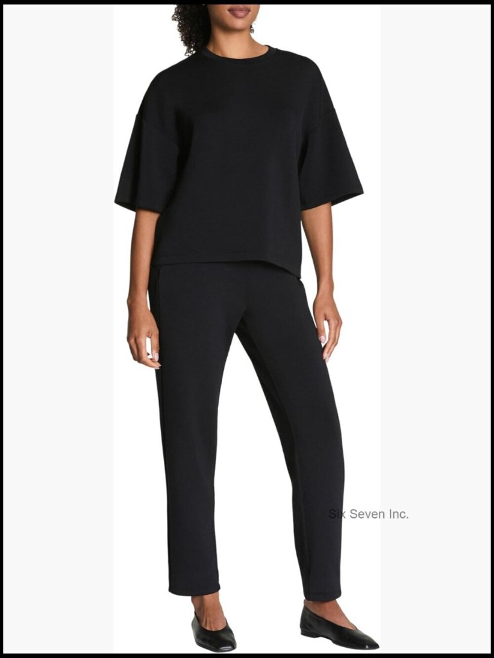 Slim Straight Ankle-Length Lounge Trousers with UPF 50+ Protection